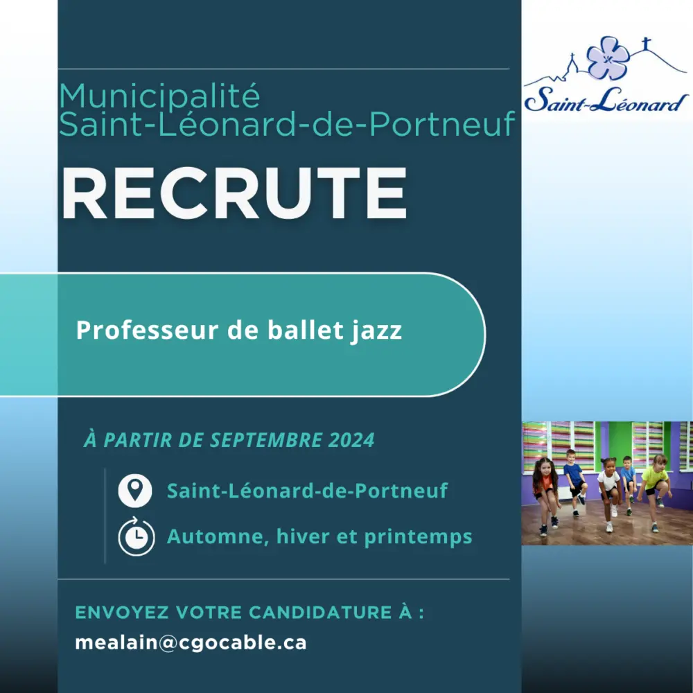 Recrutement ballet jazz