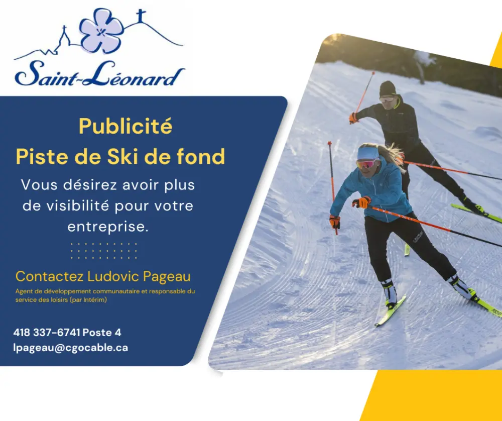 Publicite ski de fond