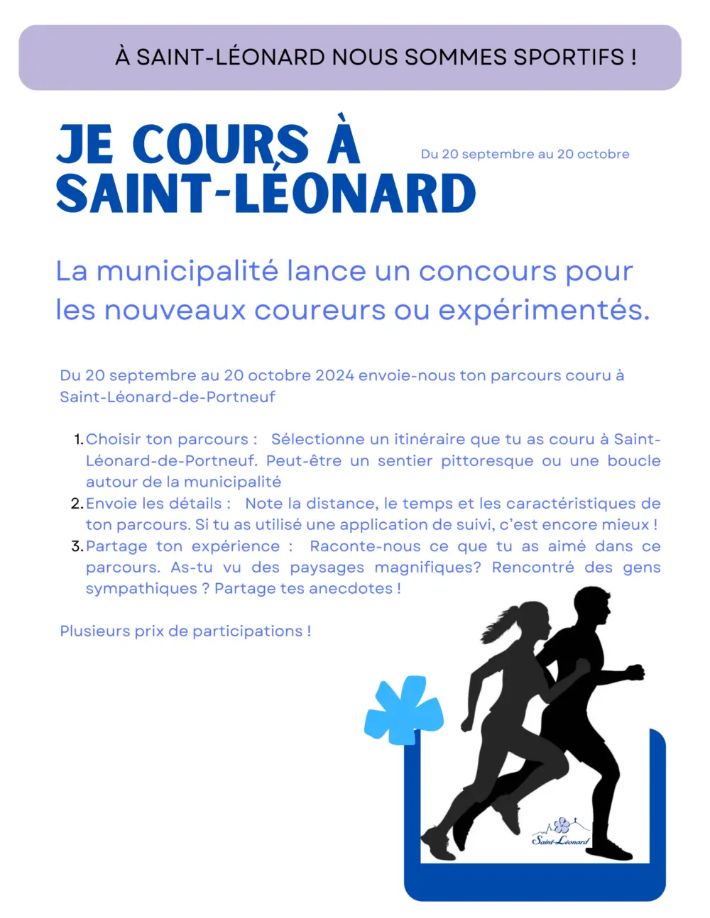 Web JE COURS A SAINT LEONARD