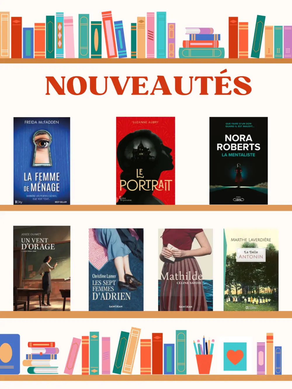 Nouveautes livres biblio sept 2024