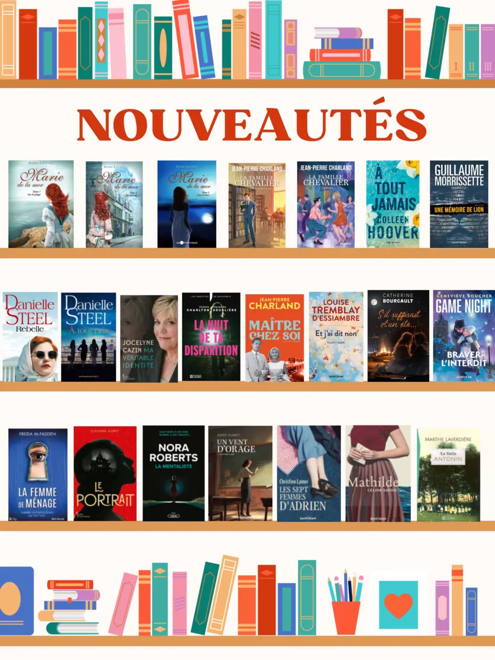 Nouveautes livre biblio oct 2024