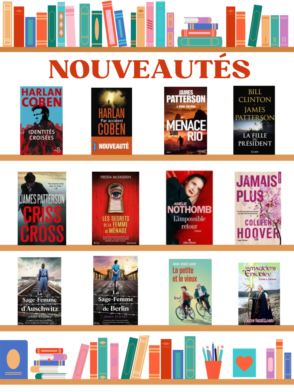 Nouveautes livre biblio jan 2025