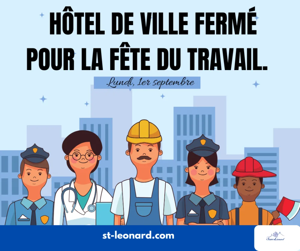 Fete du travail 1er sept 2025