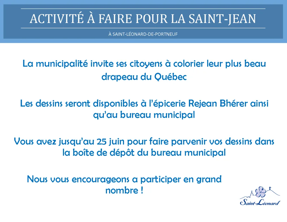 Activite Saint Jean 2024