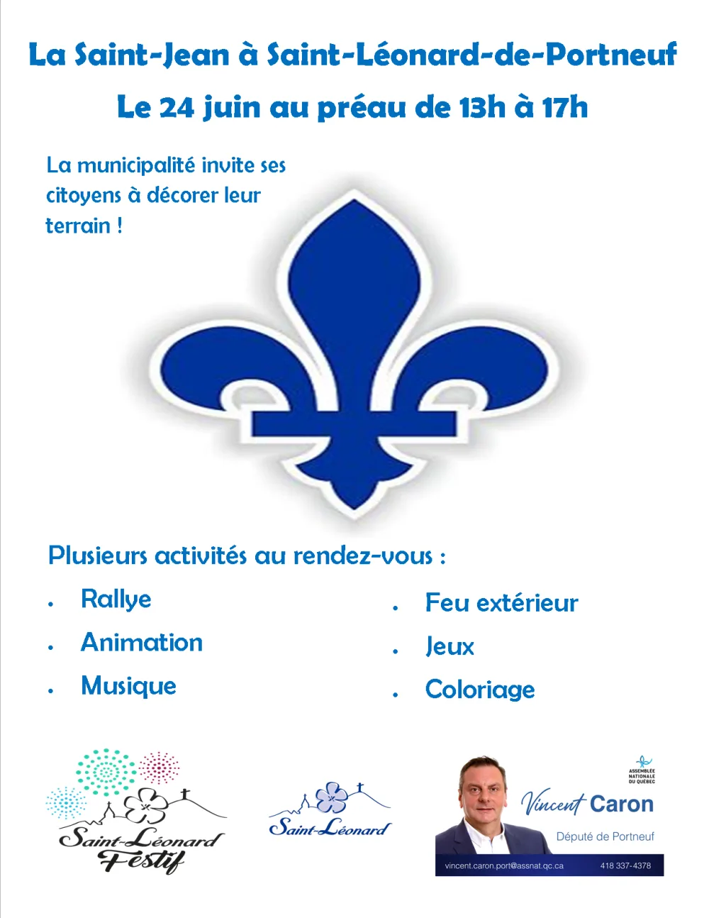 Saint Jean affiche pour le 24 juin