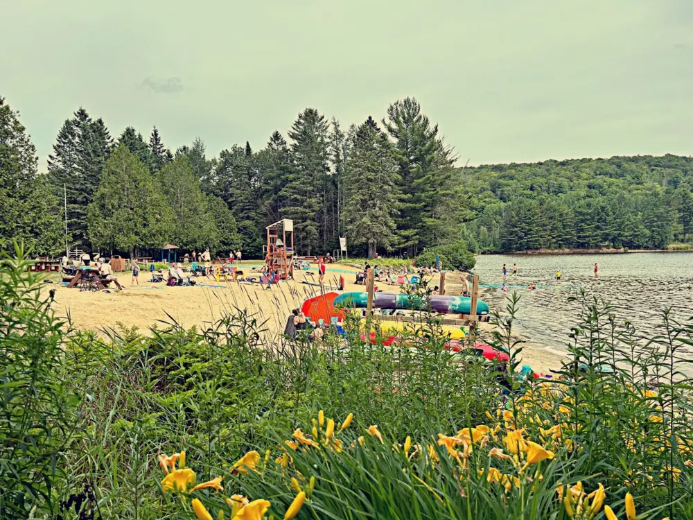 Plage eau claire